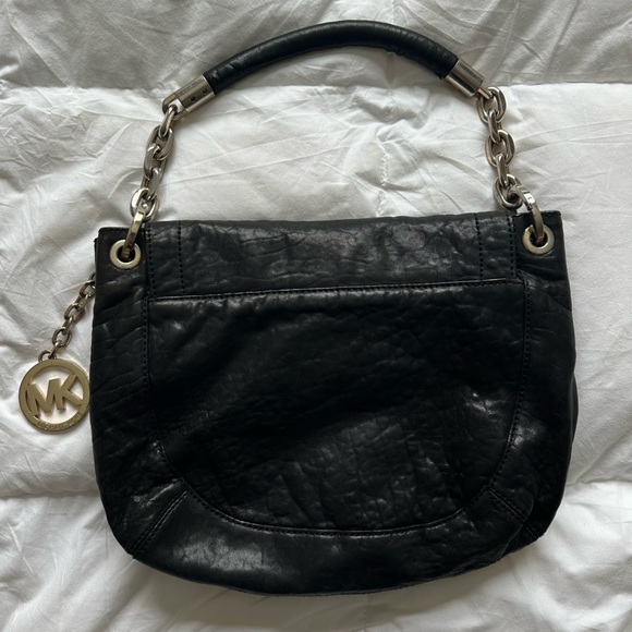 Michael Kors Stanthorpe Distressed Leather Saddle Bag - Picture 3 of 11